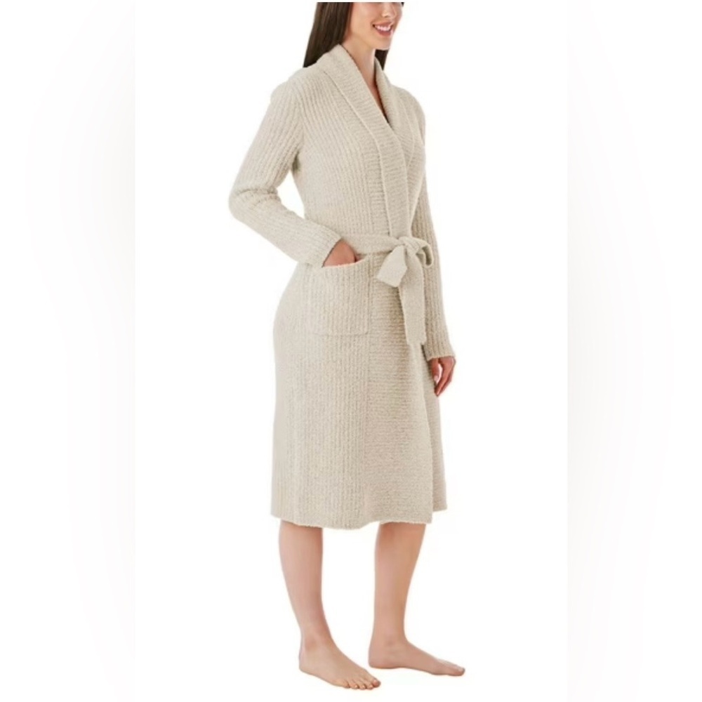 Member's Mark Women's Soft Cozy Knit Shawl Collar Robe or Long Belted Sweater - Picture 2 of 8